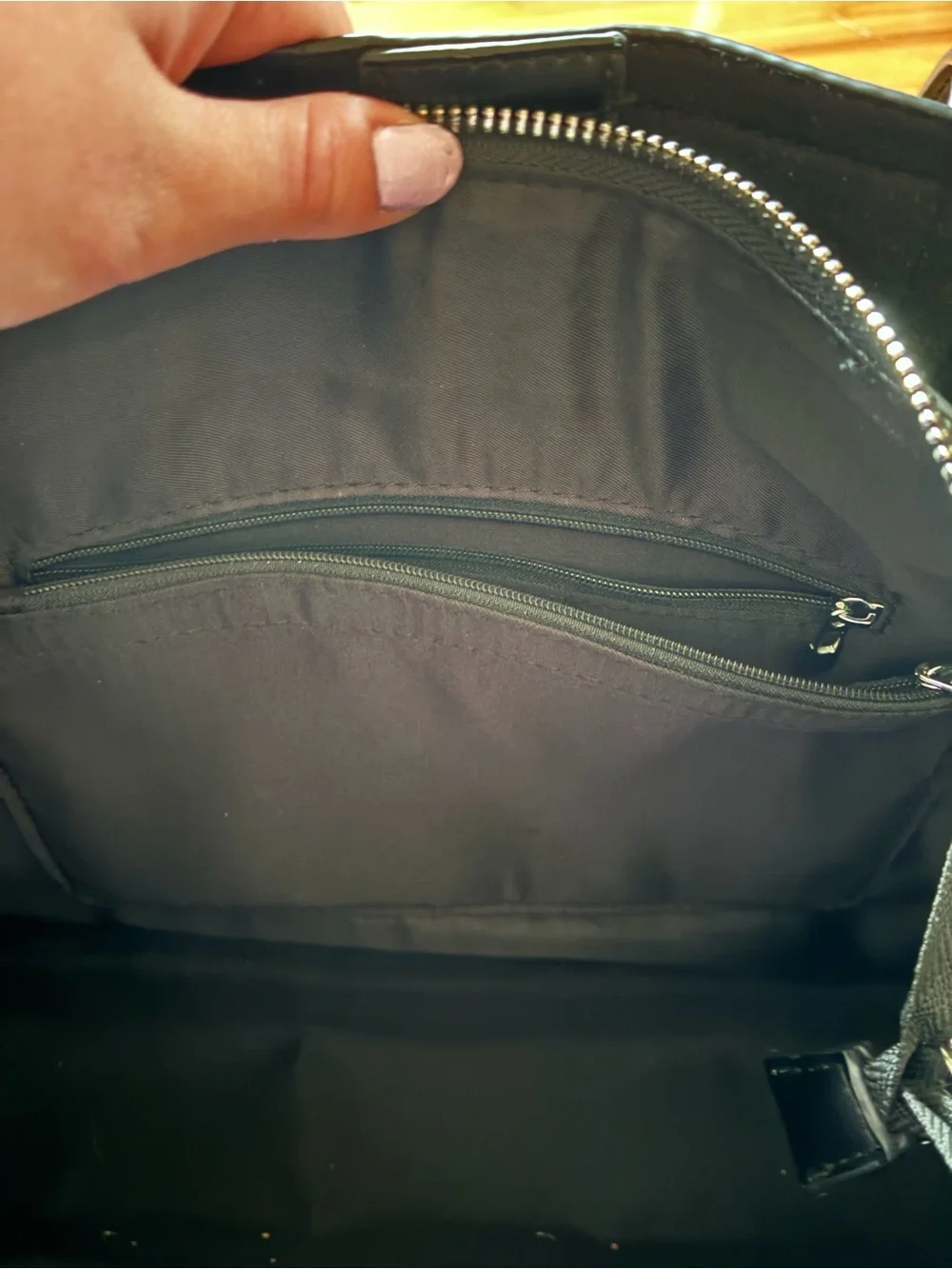 Black Rachel Zoe Tote Purse